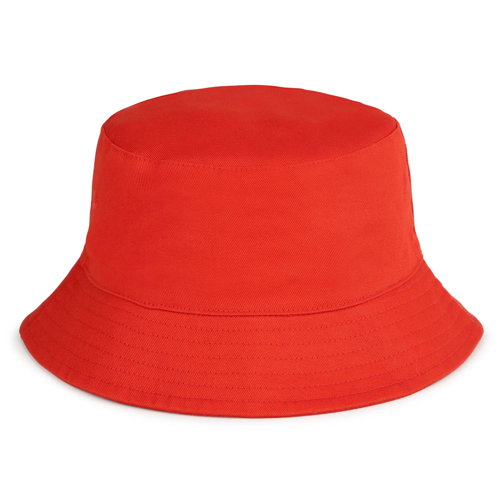 Boys & Girls Red Cotton Bucket Hat