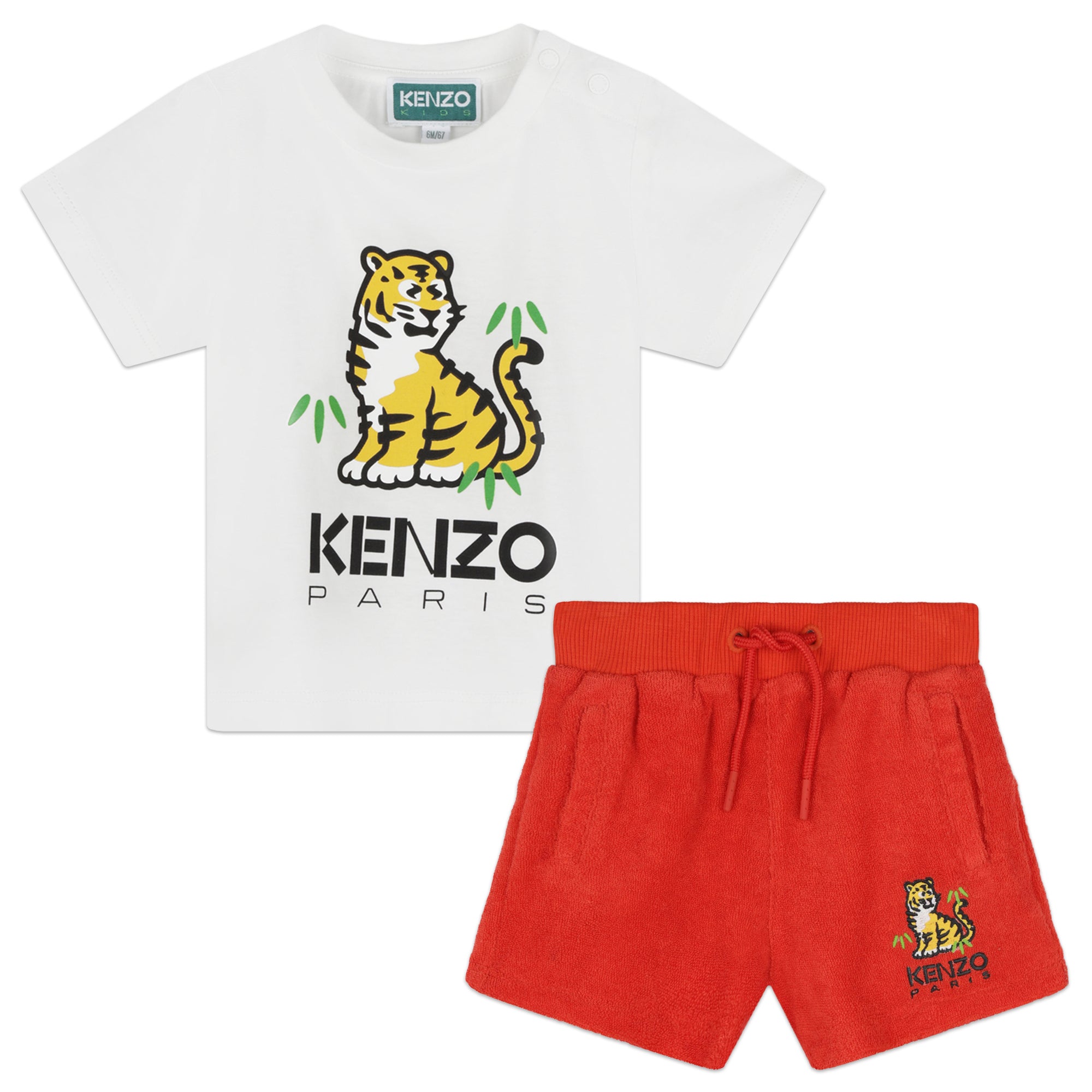 Baby Boys White Cotton Set