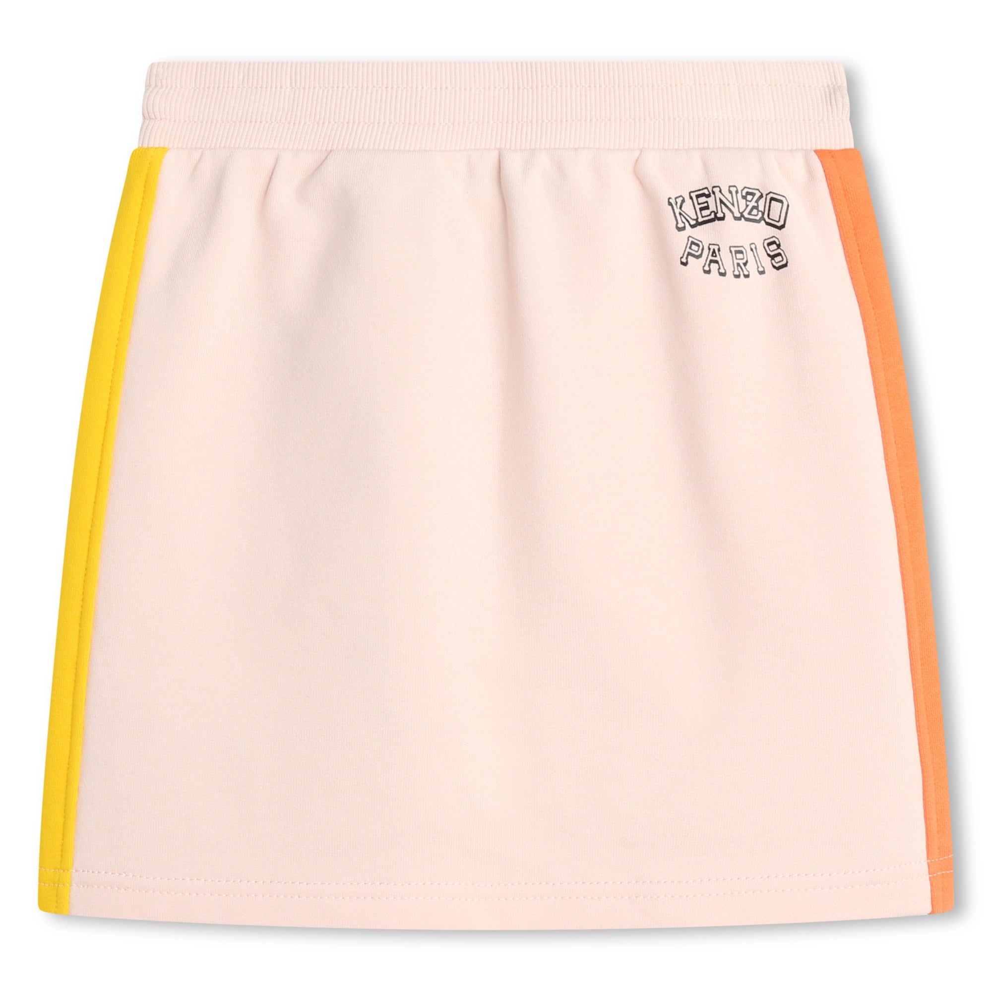 Girls Pink Logo Cotton Skirt
