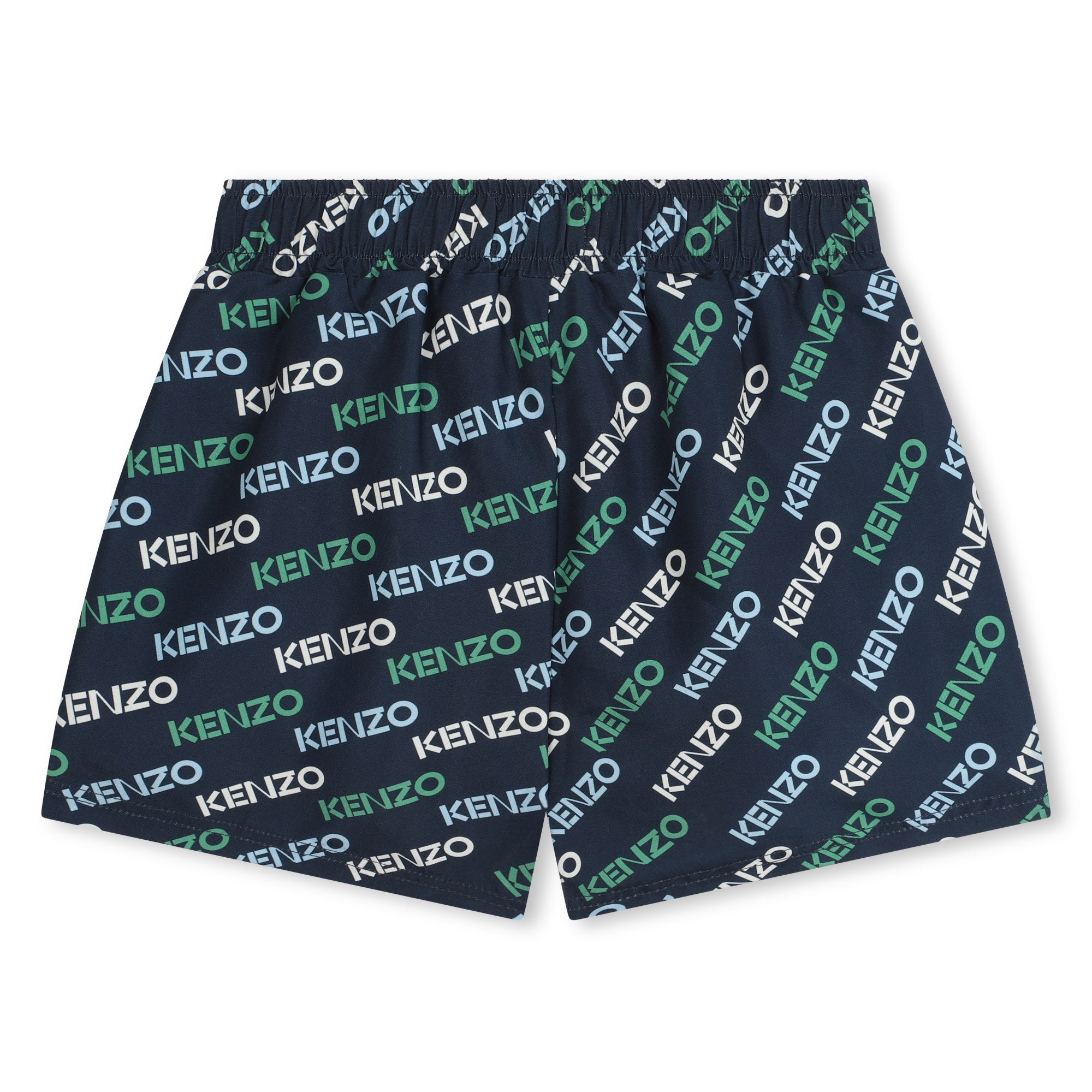 Boys Navy Logo Swim Shorts