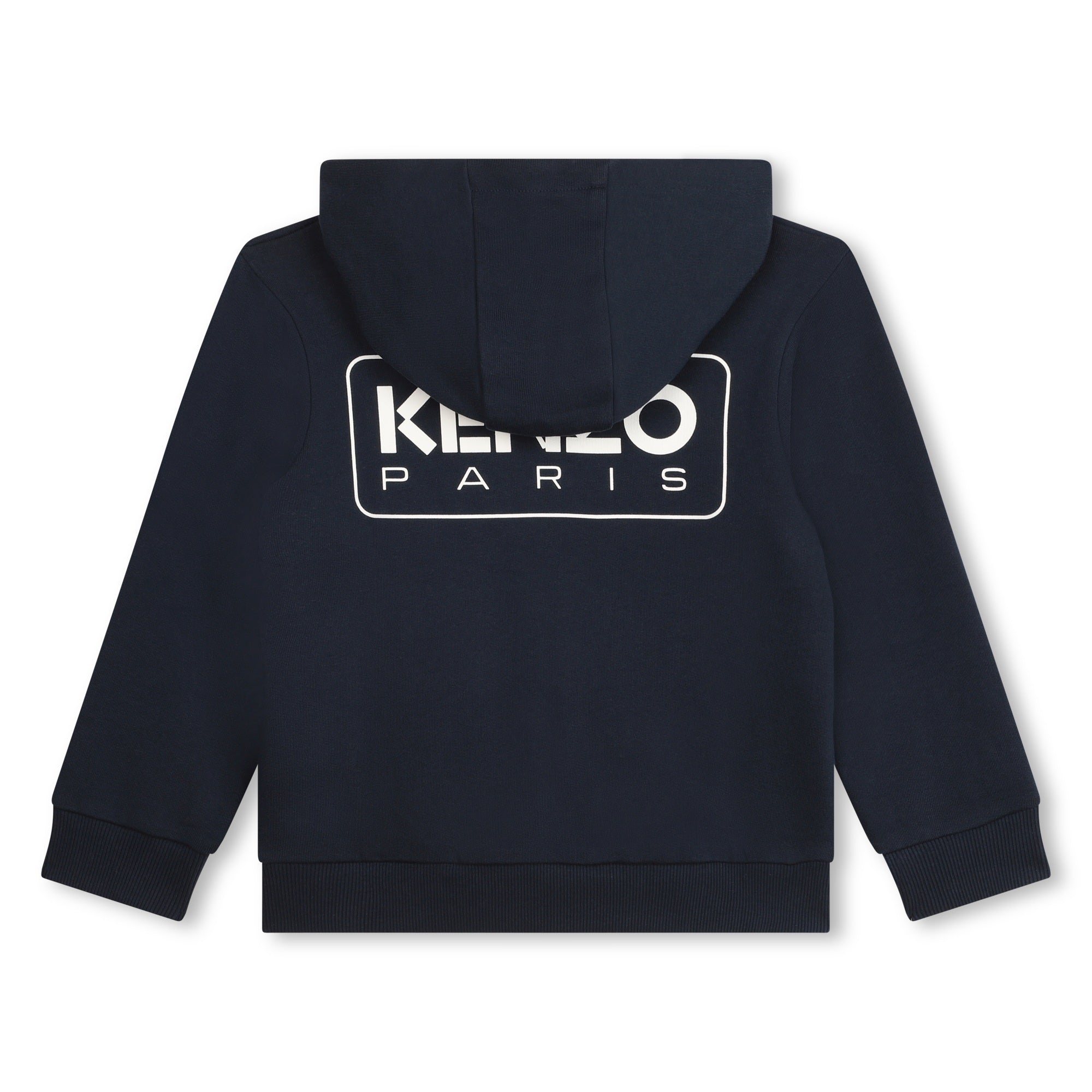 Boys & Girls Navy Cotton Zip-Up Top