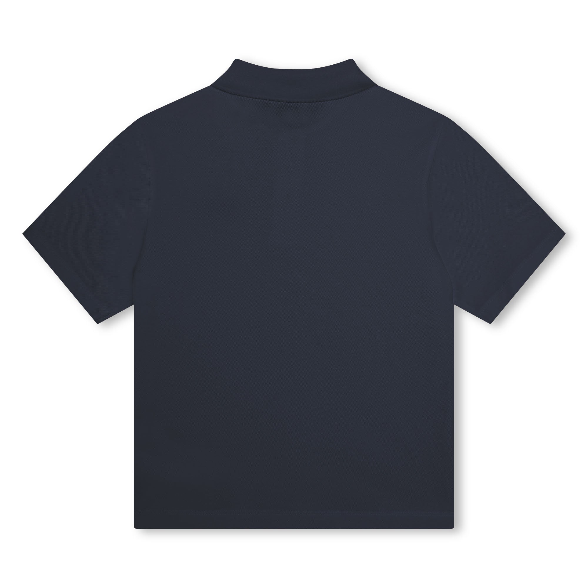 Boys Navy Cotton Polo Shirt