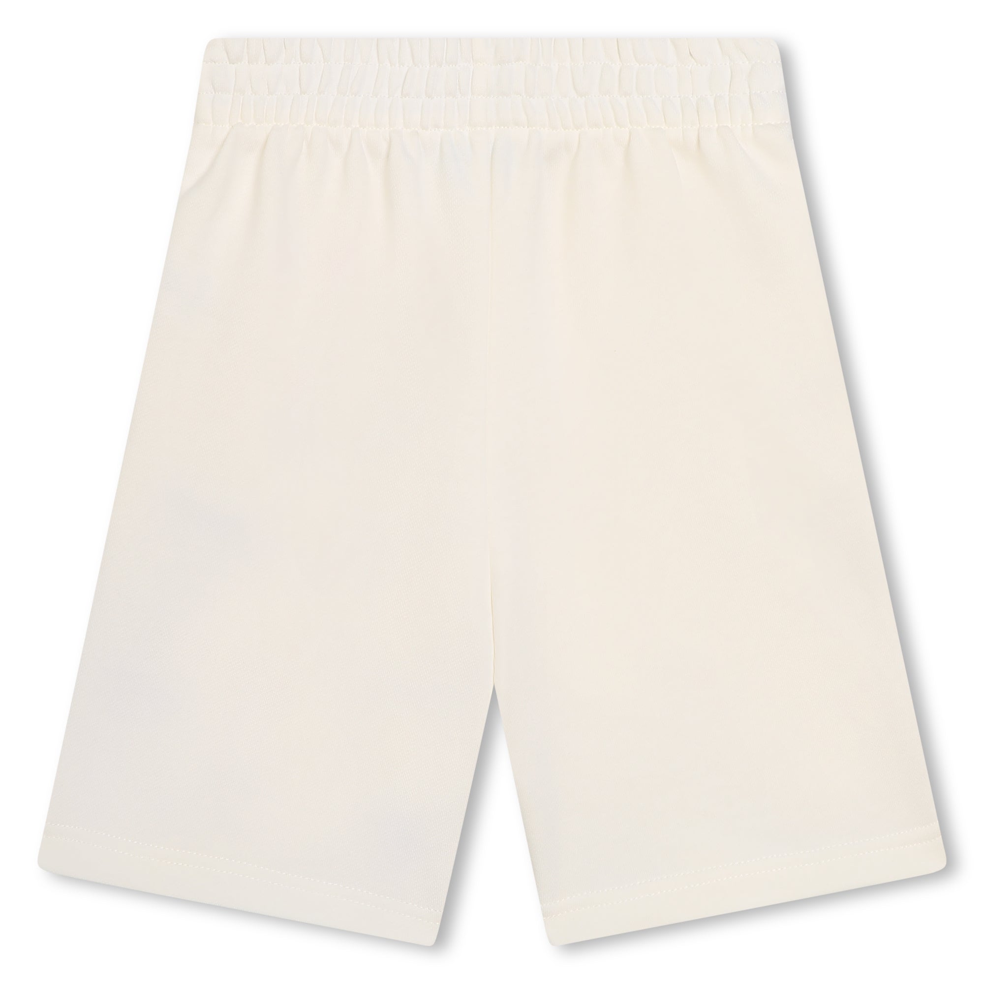 Boys White Logo Cotton Shorts