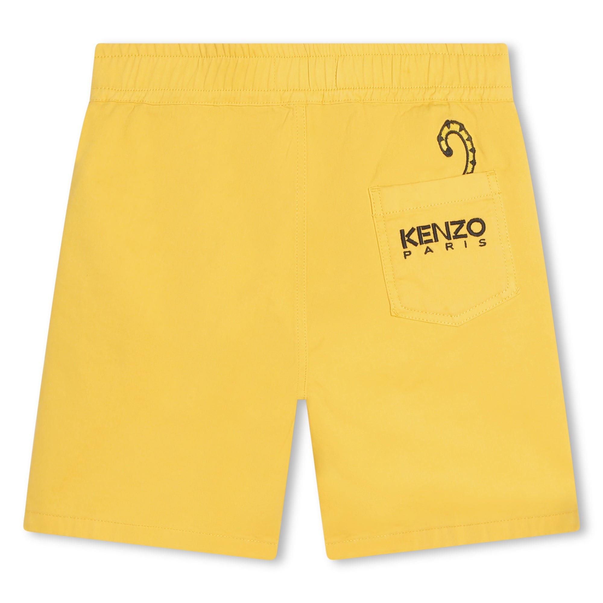 Boys Yellow Cotton Shorts