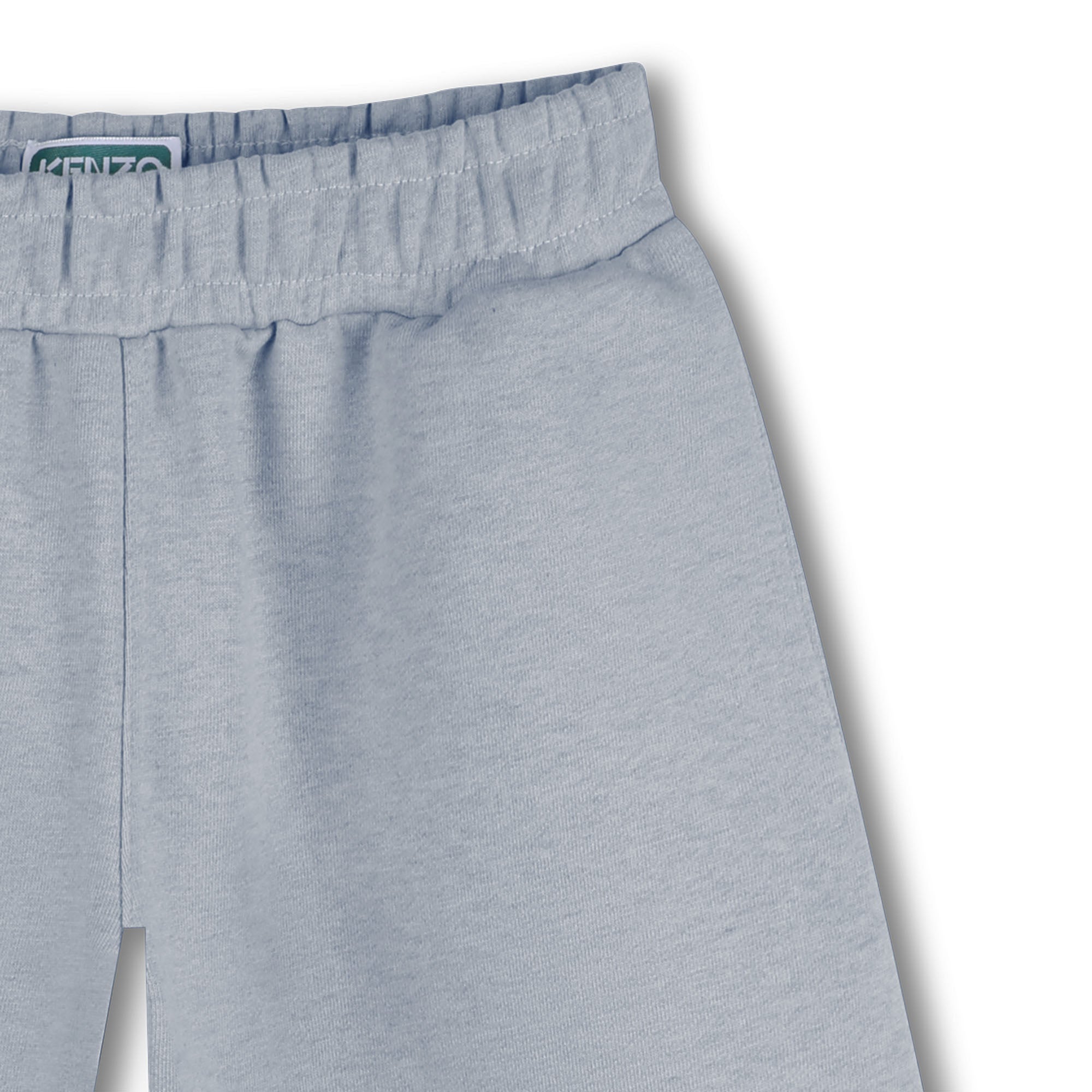 Boys Grey Blue Cotton Shorts