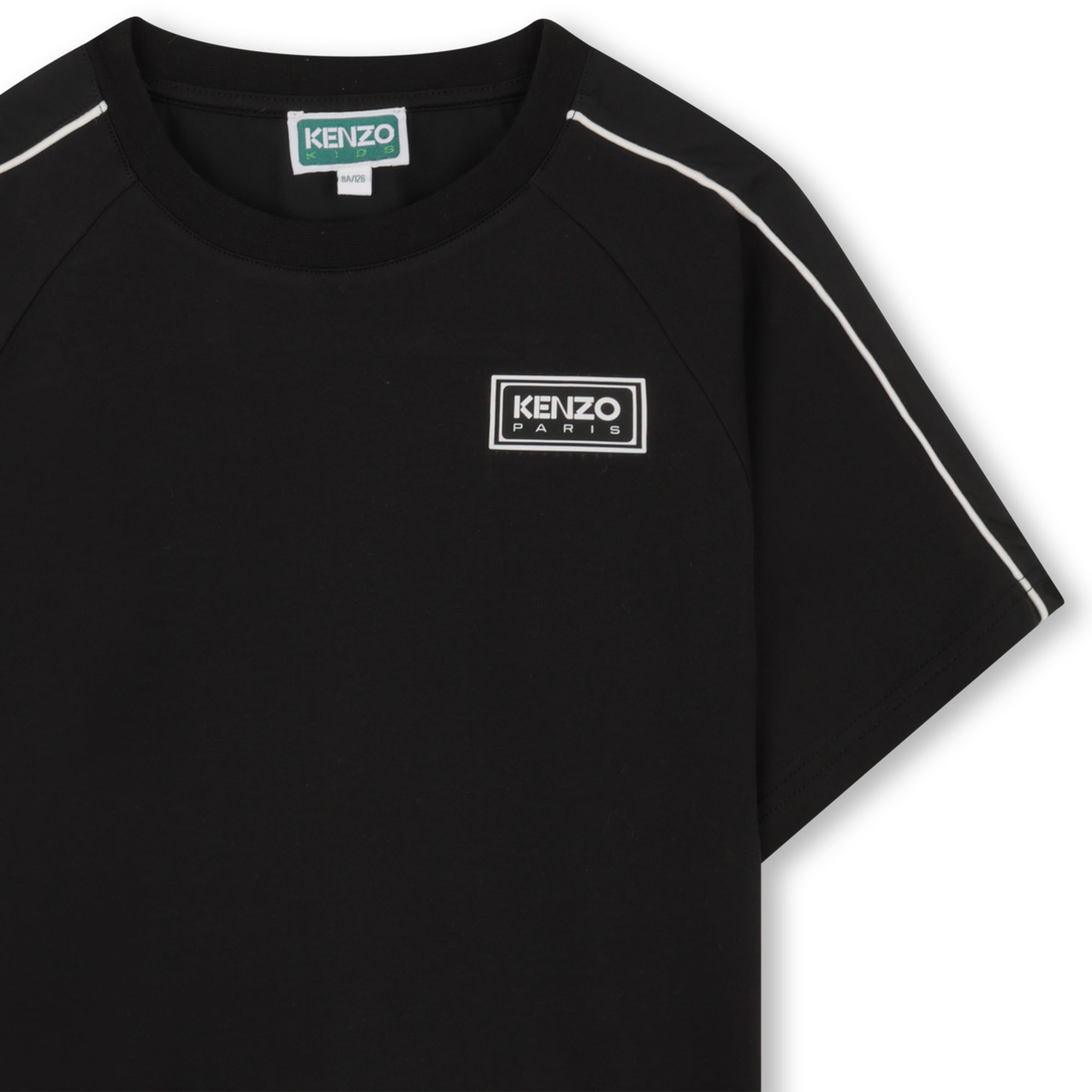 Boys Black Cotton T-Shirt