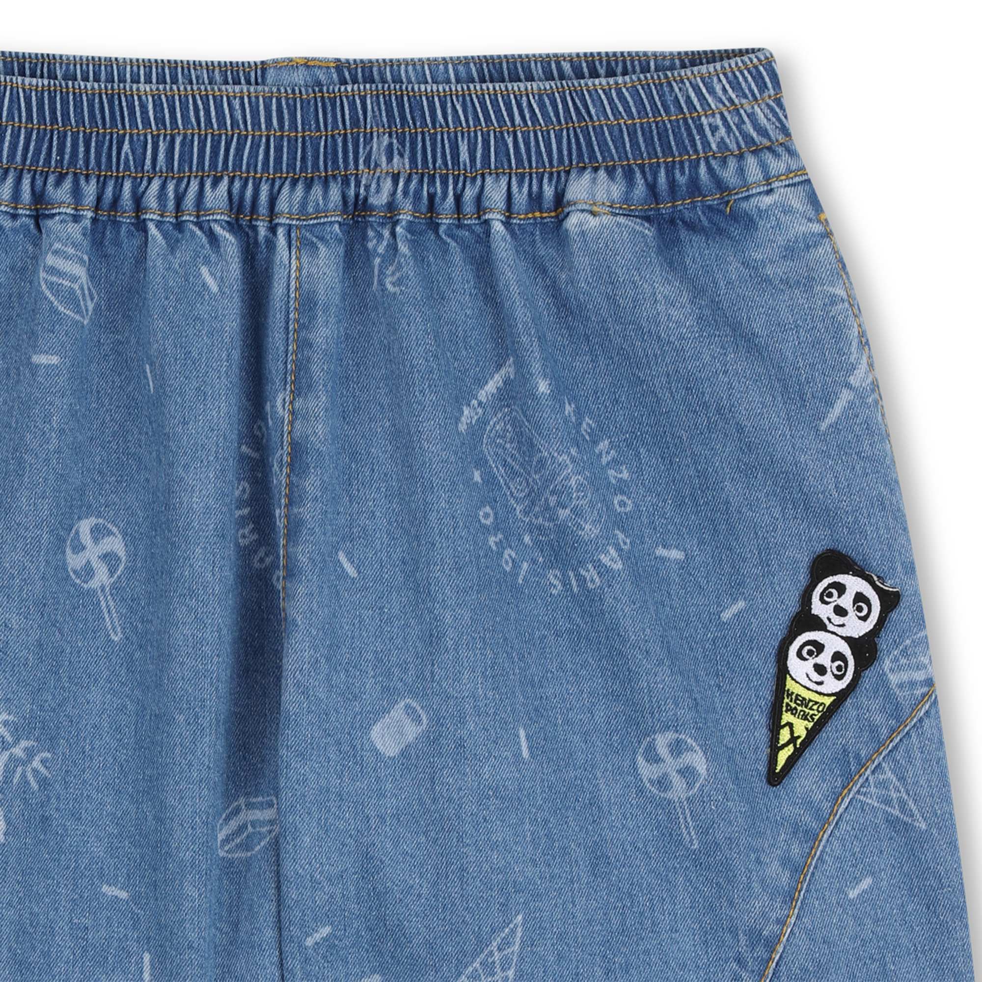 Girls Blue Denim Shorts