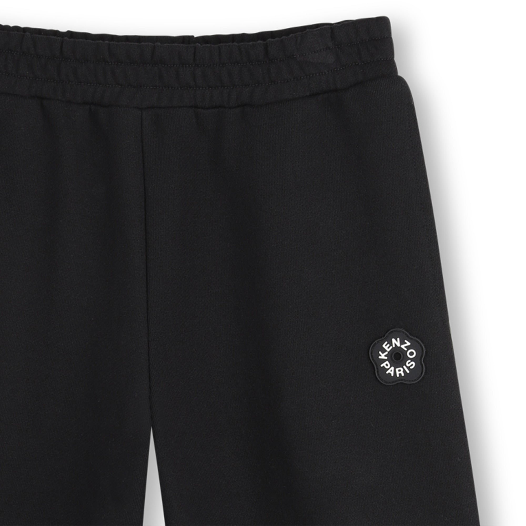 Girls Black Cotton Trousers