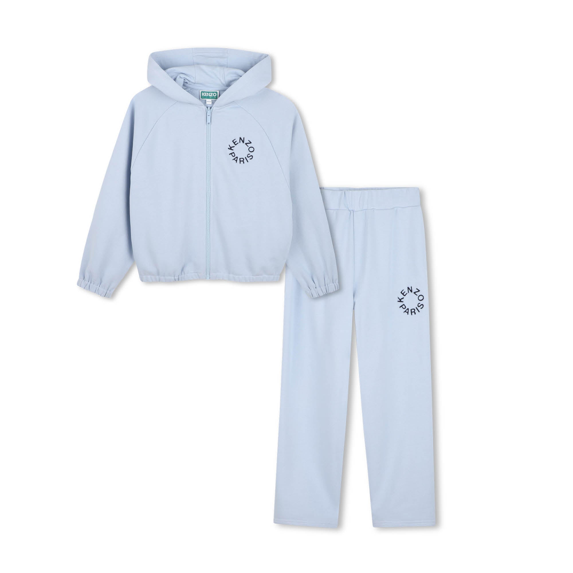 Girls Light Blue Cotton Set