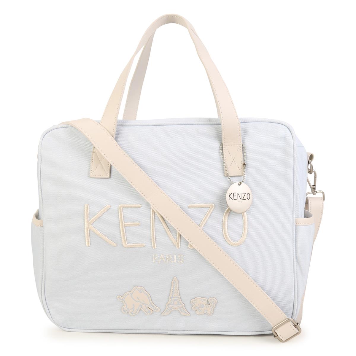 Girls Light Blue Logo Handbag