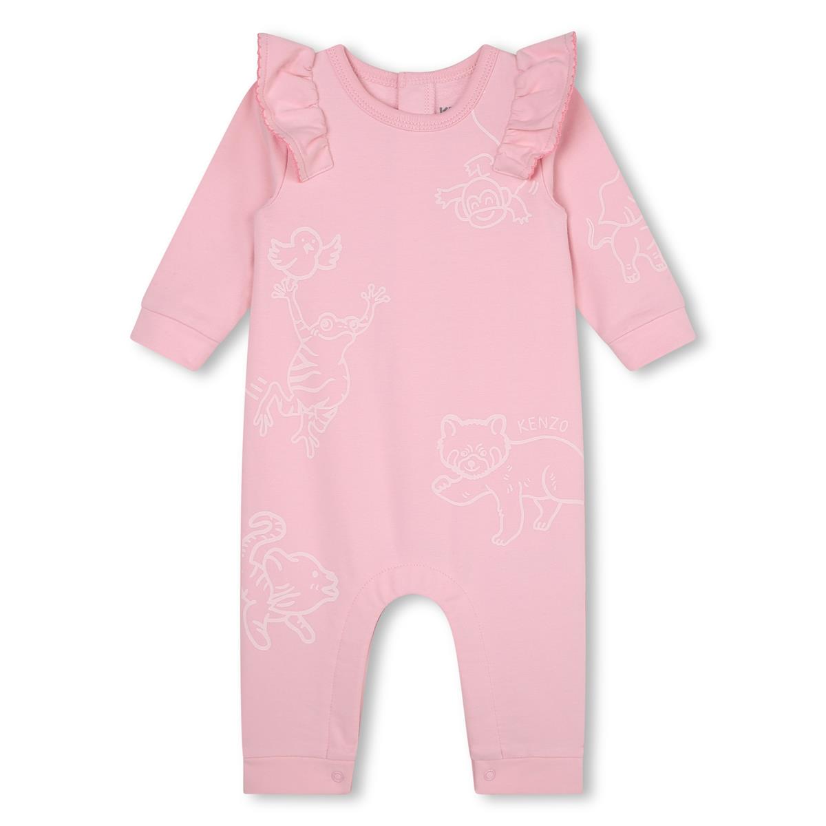 Baby Girls Pink Babysuit