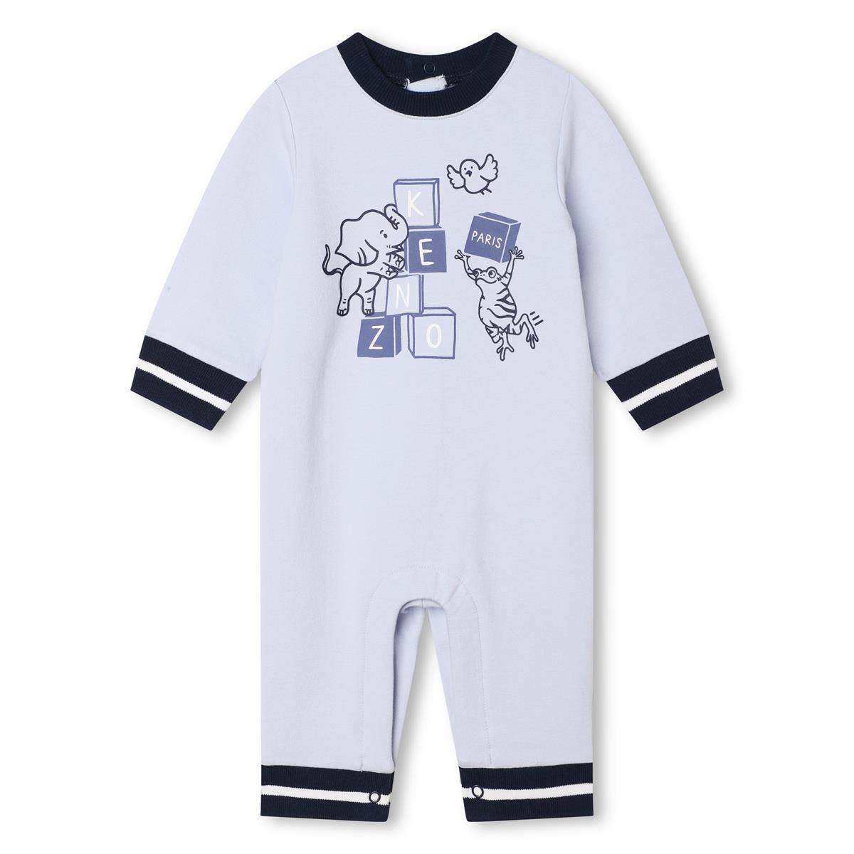 Baby Boys Light Blue Babysuit