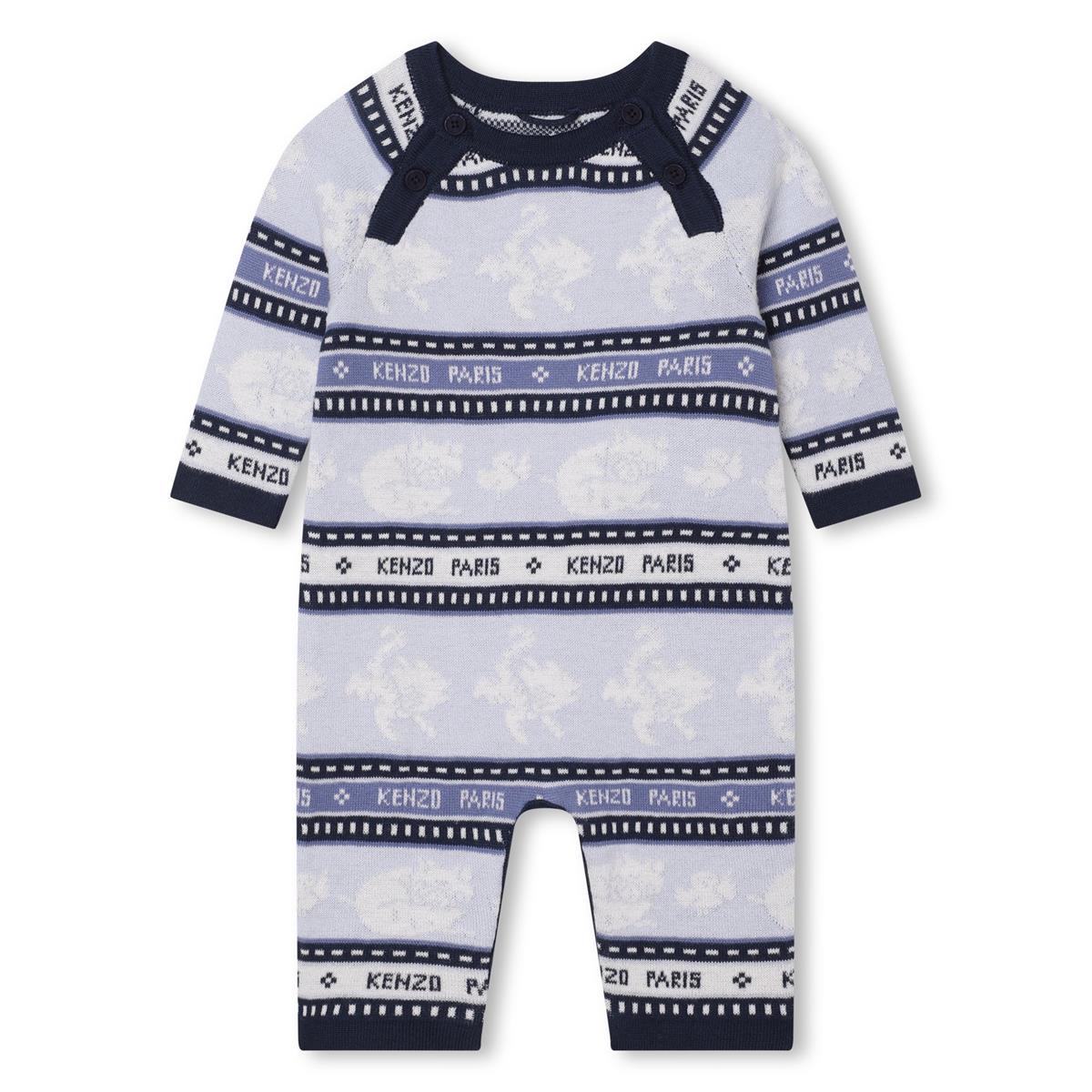 Baby Boys Light Blue Babysuit