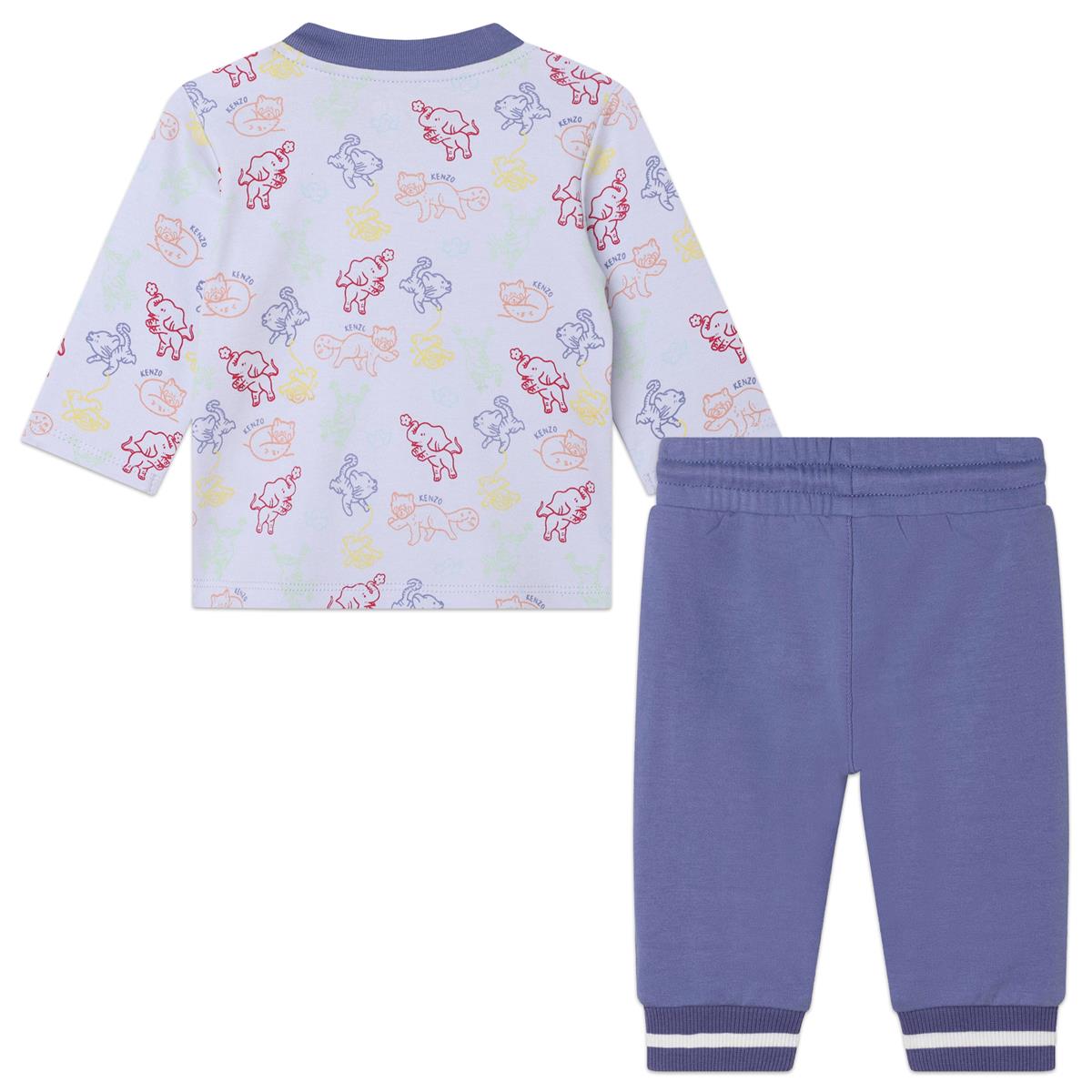 Baby Boys Light Blue Printed Set