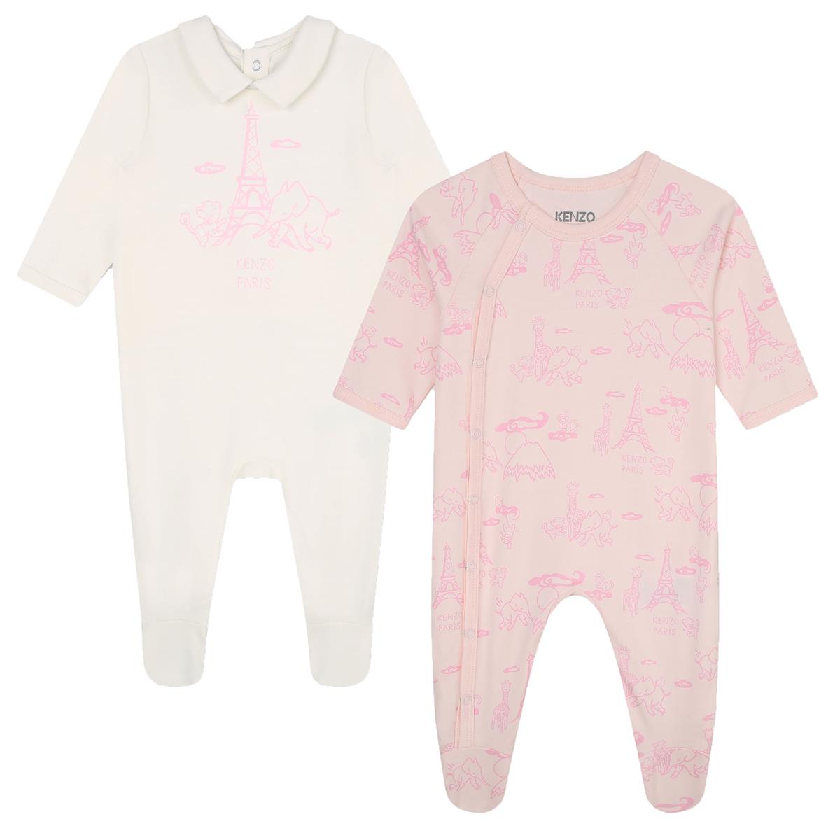 Baby Girls Pink Babysuit Set