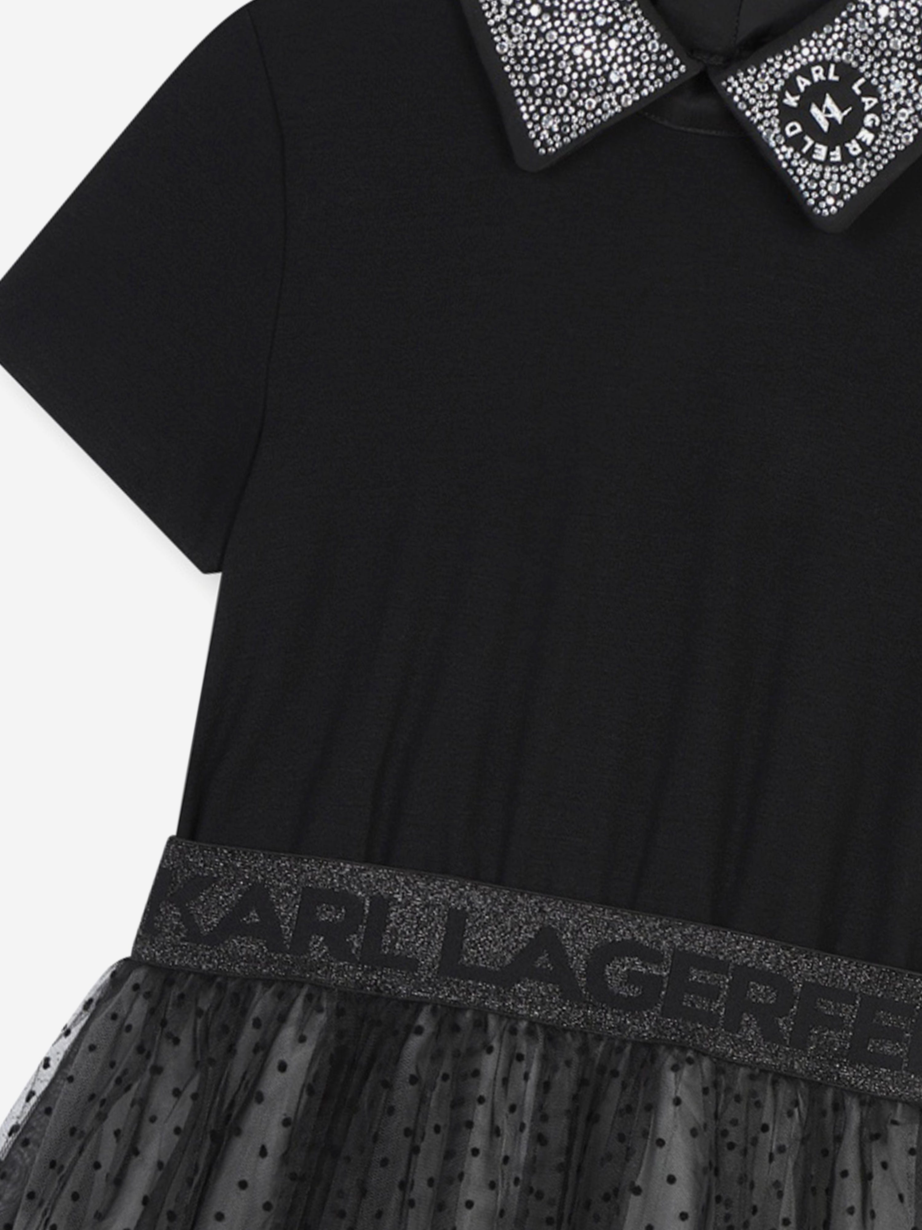 Karl Lagerfeld Girls Occasion Dress in Black