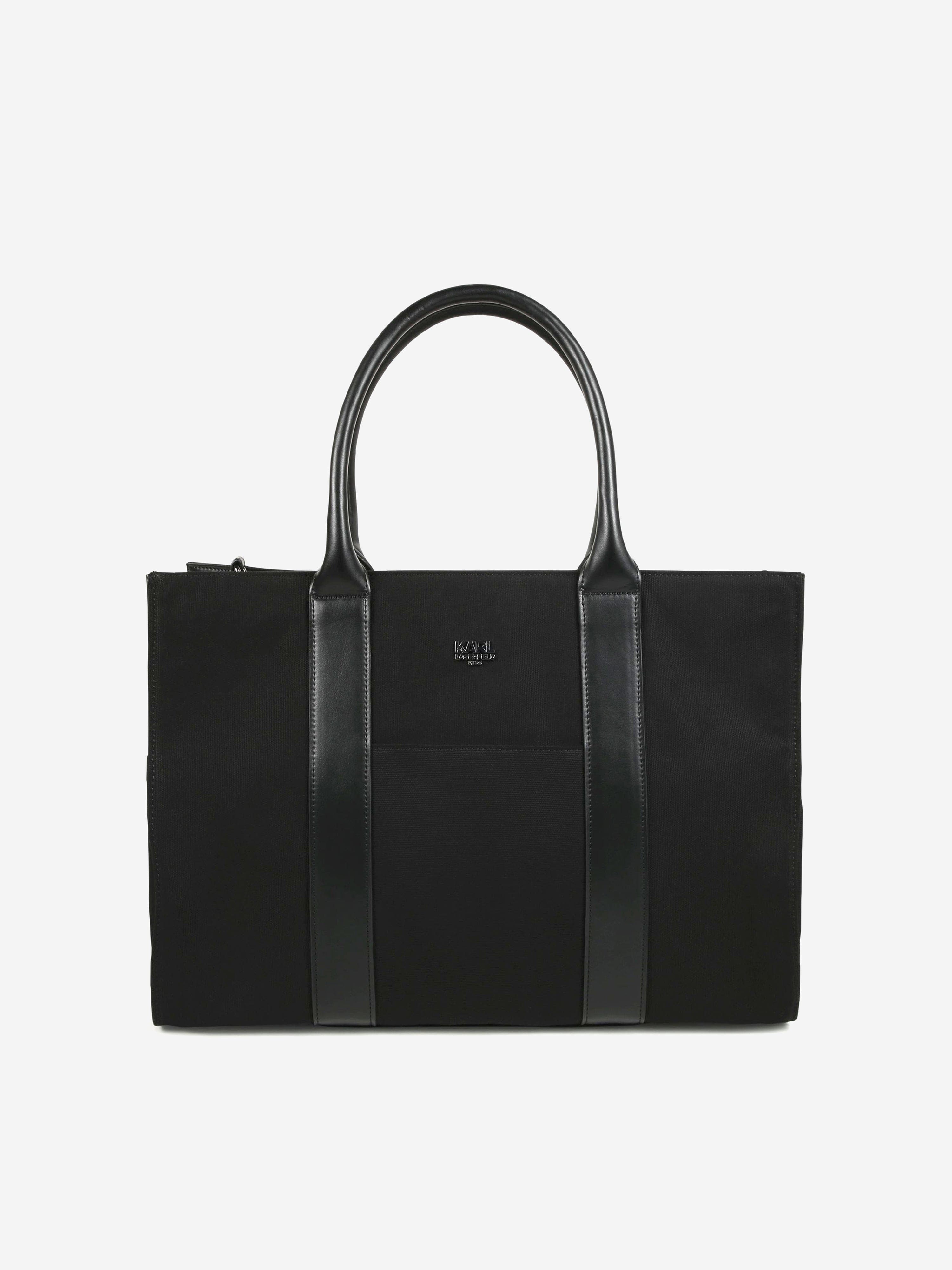 Karl Lagerfeld Baby Logo Changing Bag in Black (42cm)