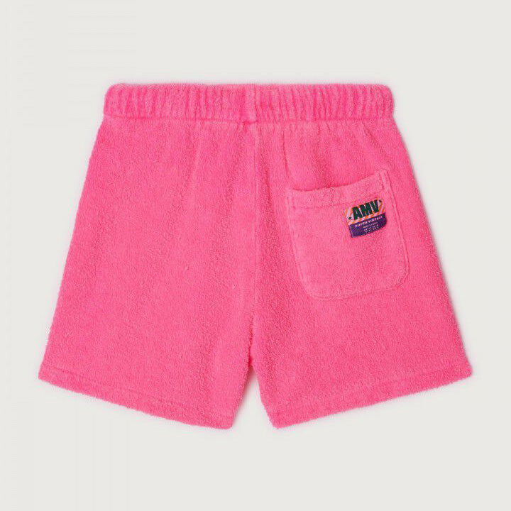 Boys & Girls Pink Cotton Shorts