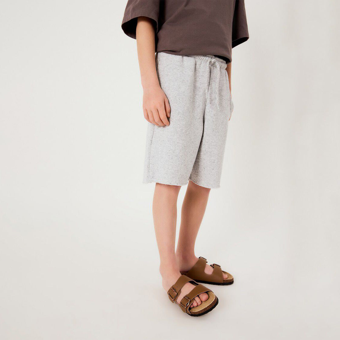 Boys & Girls Grey Logo Shorts