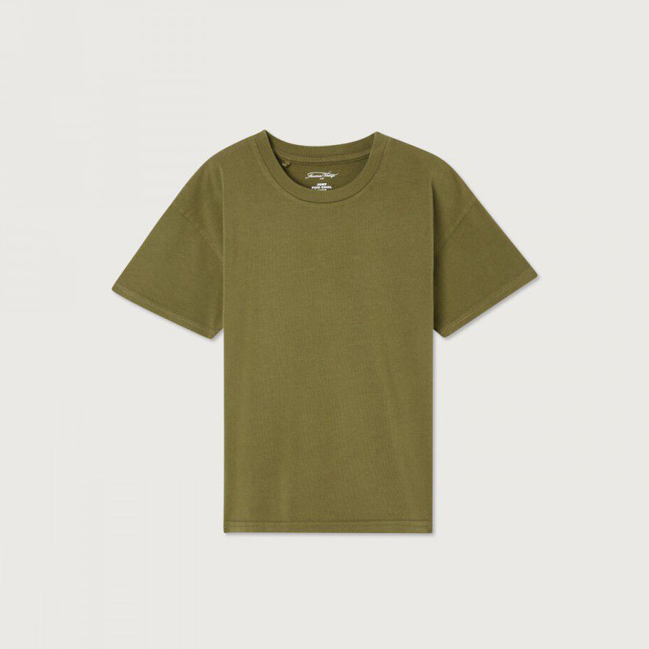 Boys & Girls Olive Cotton T-Shirt
