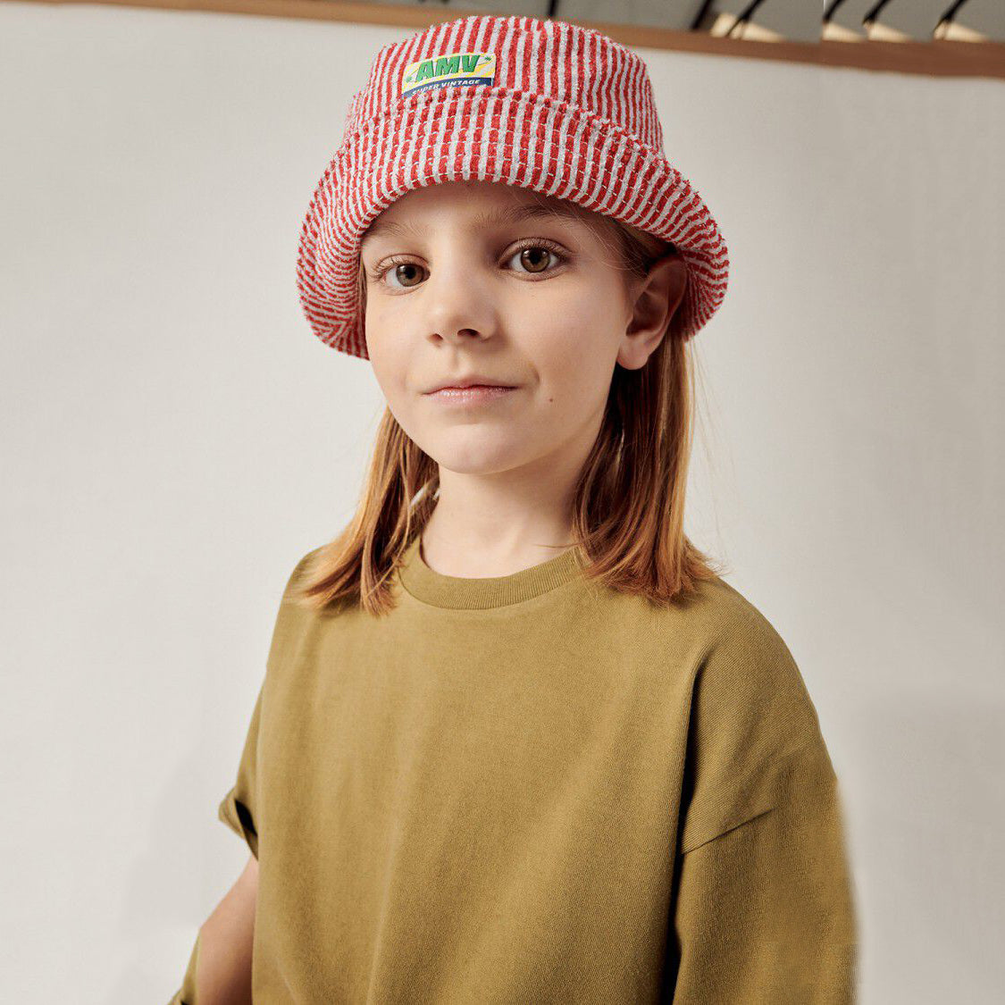 Boys & Girls Olive Cotton T-Shirt