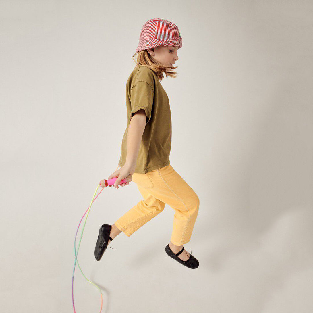 Boys & Girls Olive Cotton T-Shirt