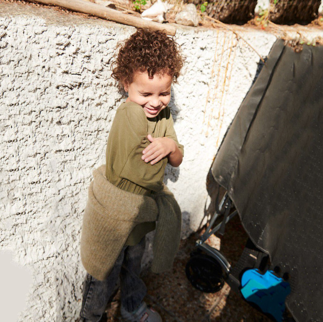 Boys & Girls Olive Cotton T-Shirt
