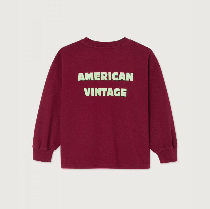 Boys & Girls Wine Red Cotton T-Shirt