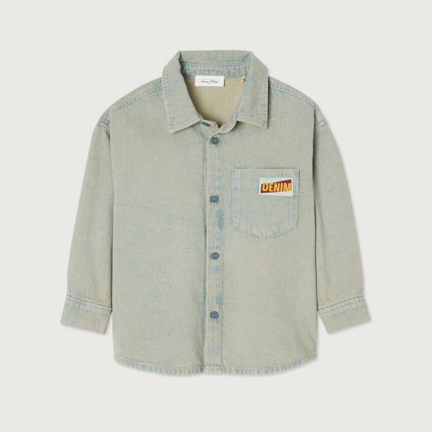 Boys & Girls Blue Denim Shirt