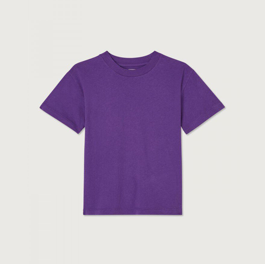 Boys & Girls Purple Cotton T-Shirt