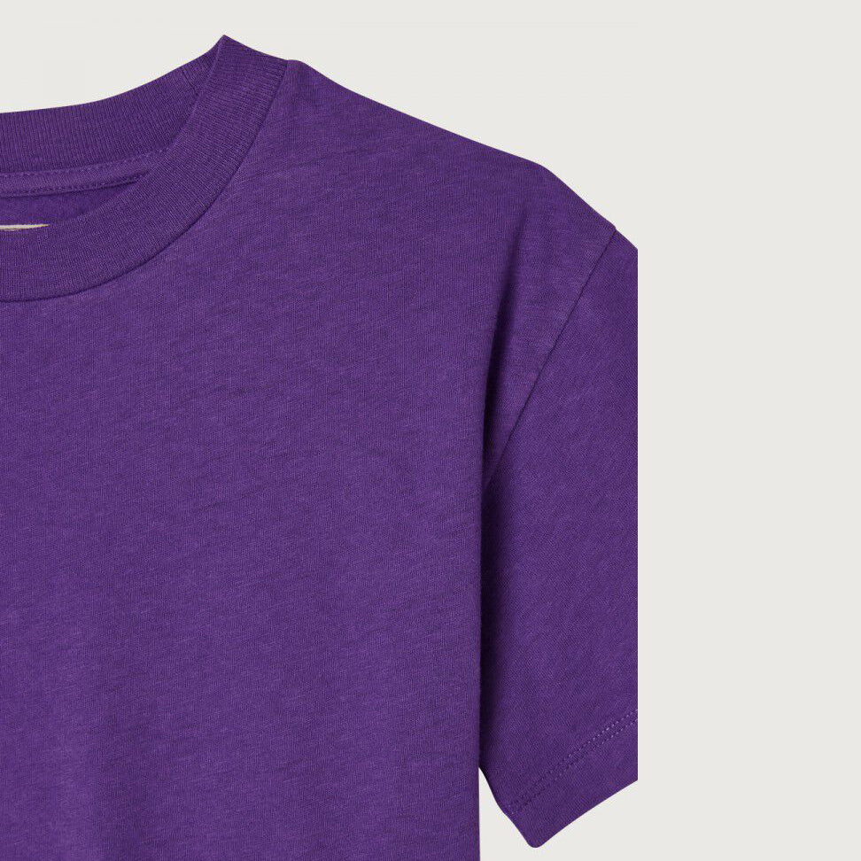 Boys & Girls Purple Cotton T-Shirt