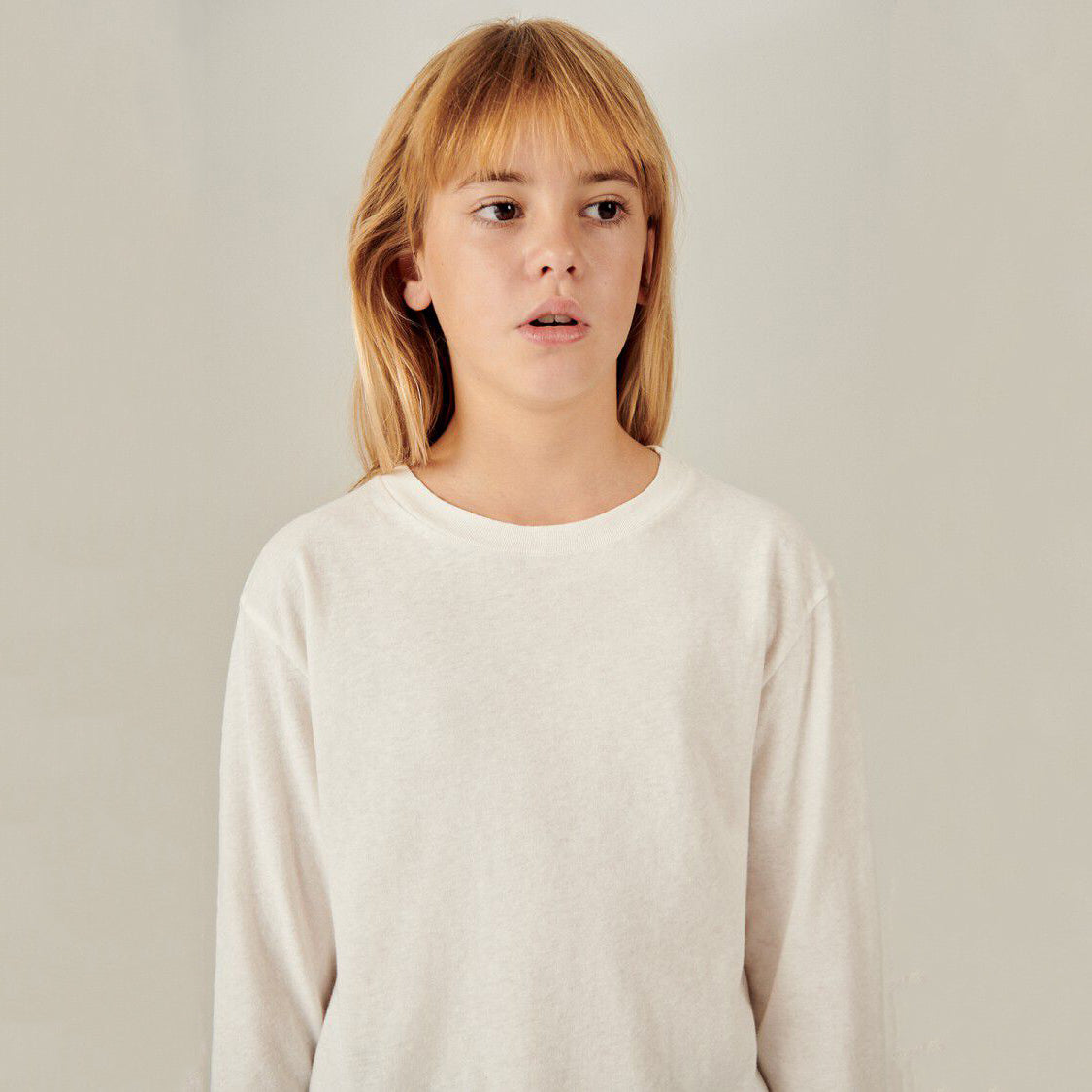 Boys & Girls White Cotton T-Shirt