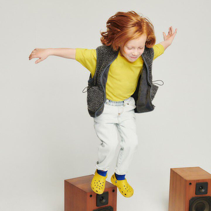 Boys & Girls Grey Sherpa Gilet