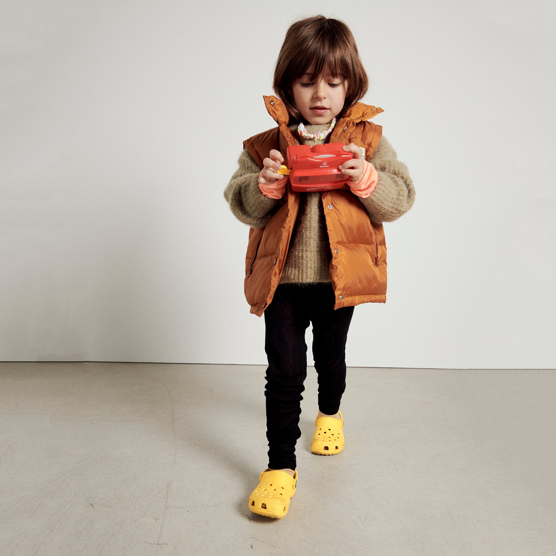 Boys & Girls Caramel Padded Gilet