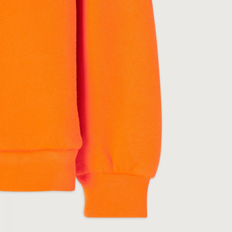 Boys & Girls Orange Cotton Sweatshirt