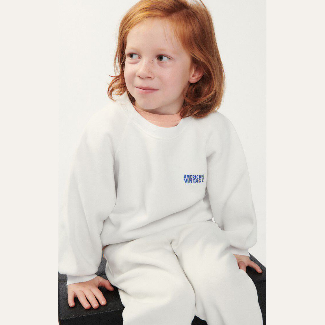 Boys & Girls White Cotton Trousers