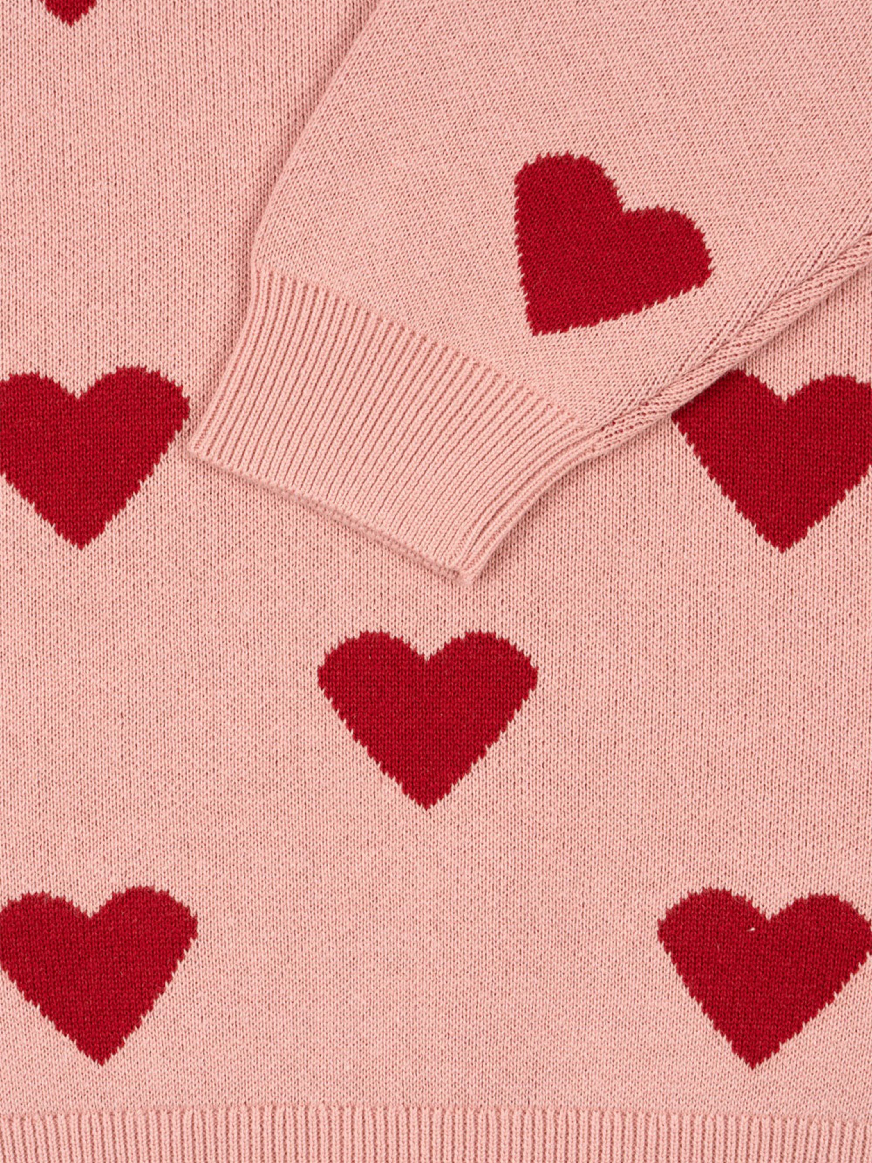 Girls Lapis Knitted Dress in Pink