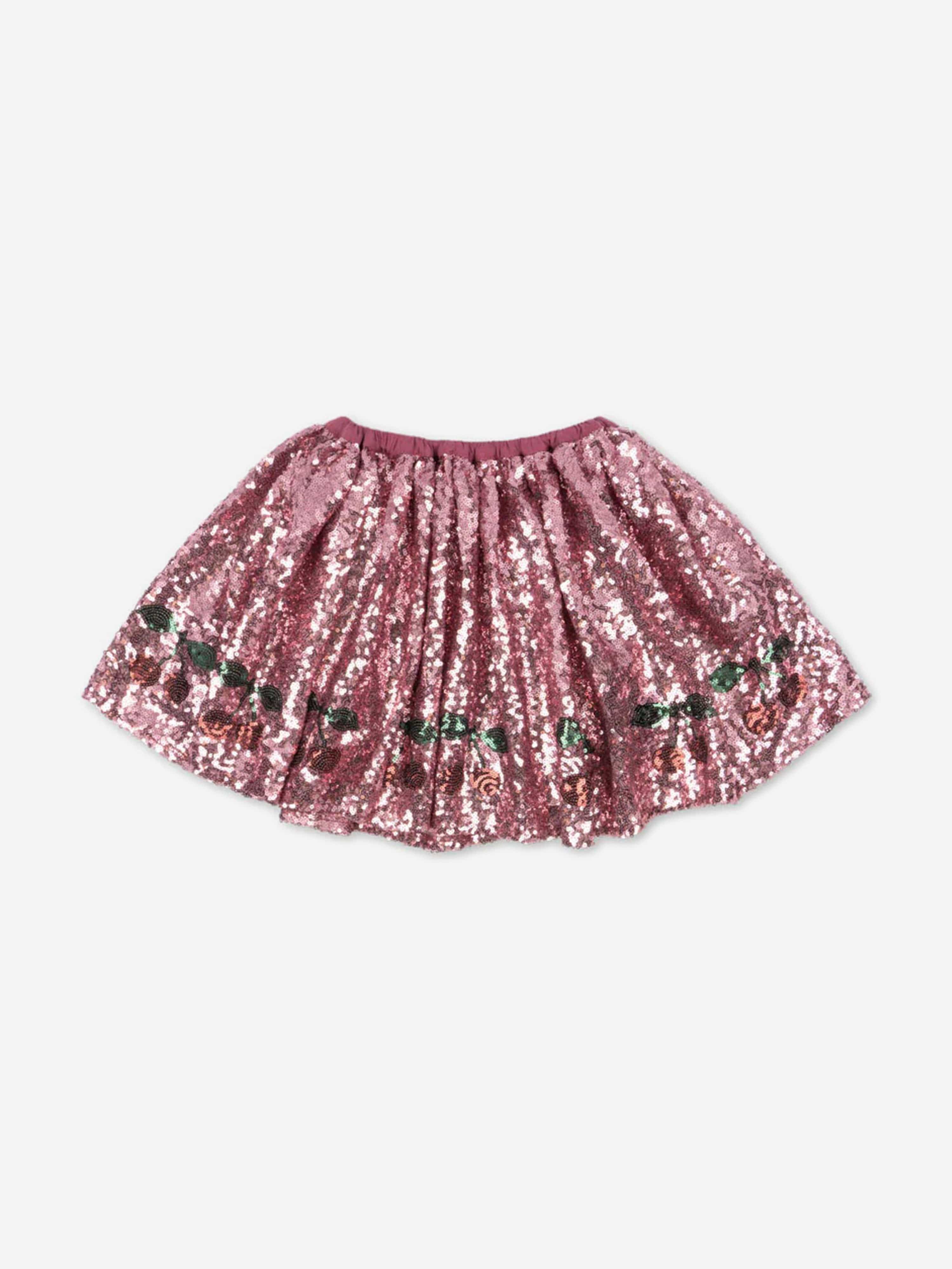 Girls Starla Sequin Skirt in Pink
