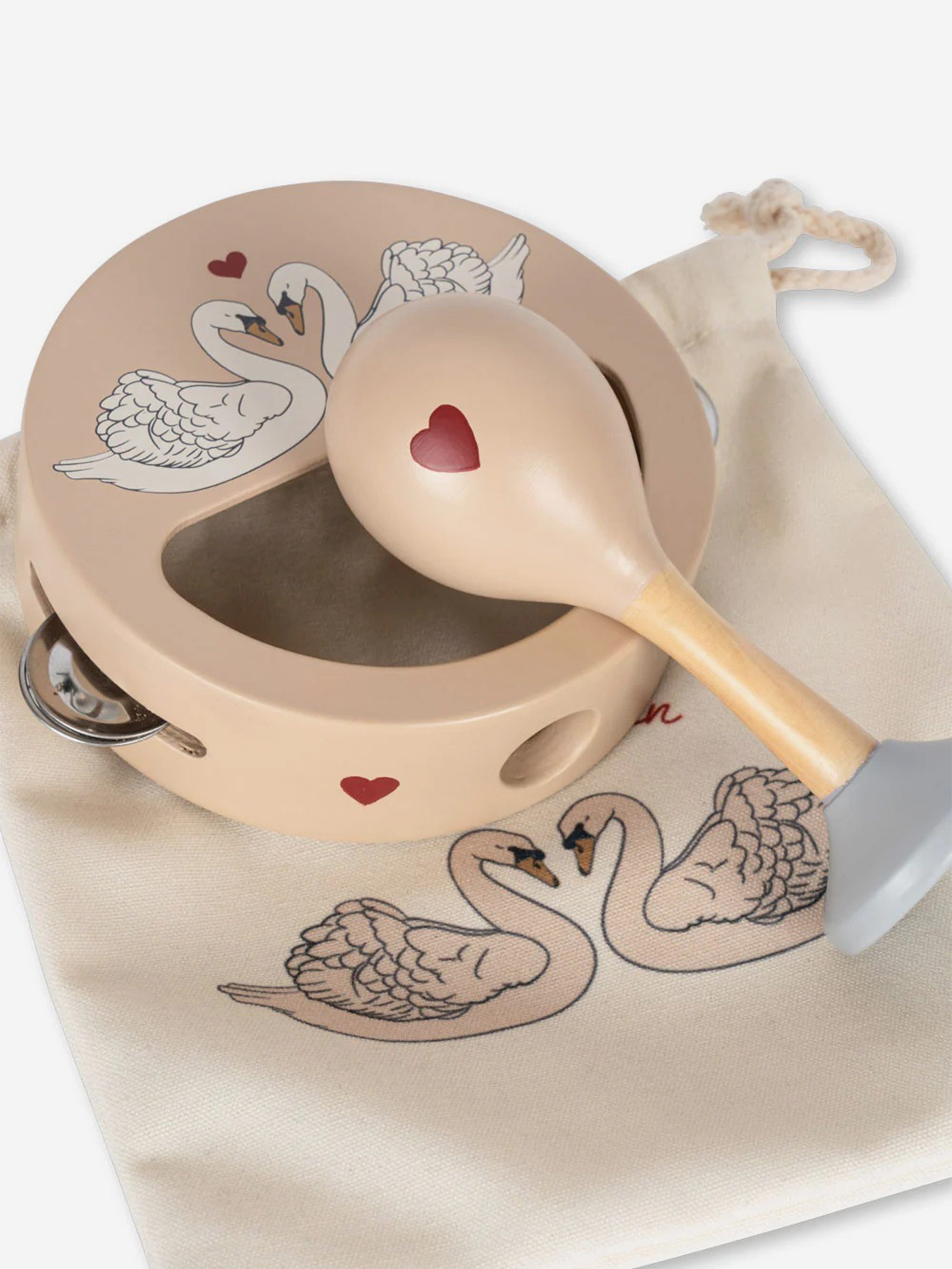 Kids Swan Wooden Music Set in Multicolour
