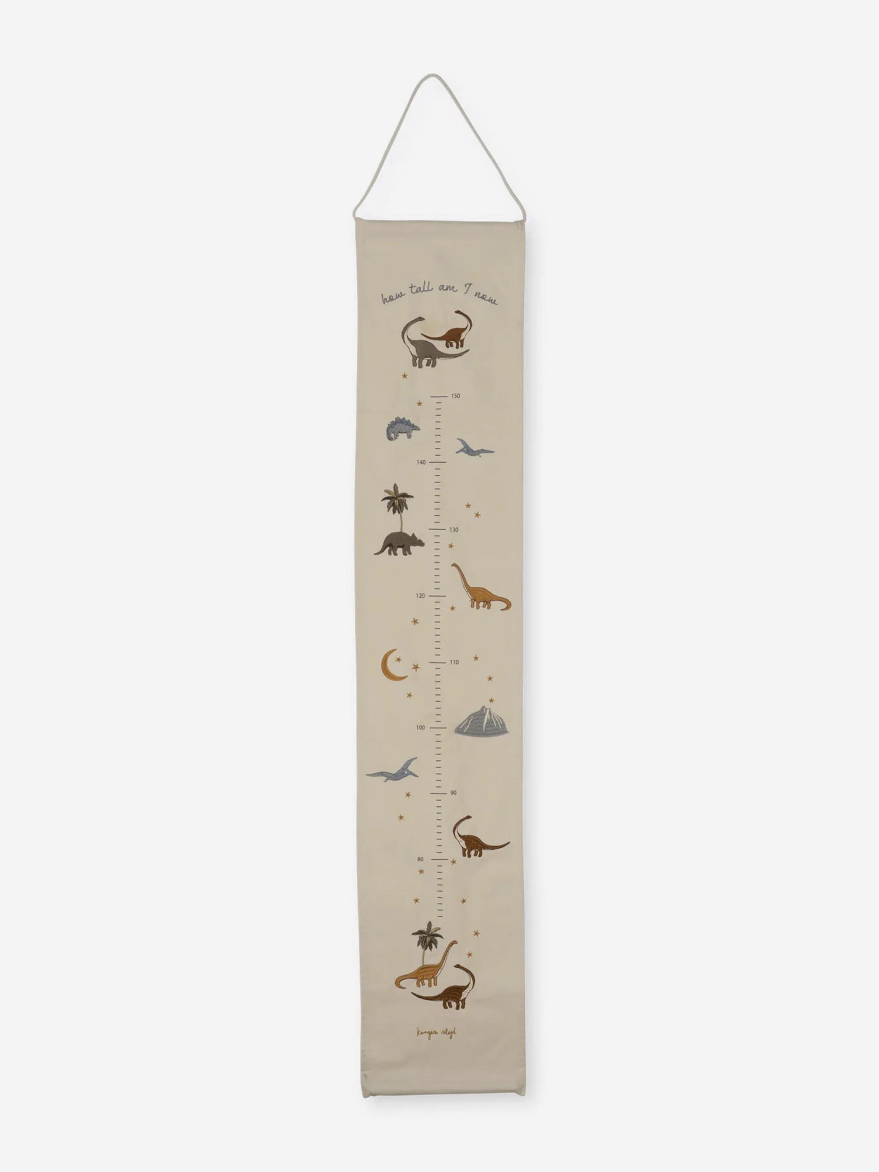 Kids Dino How Tall Am I Now Height Chart in Multicolour