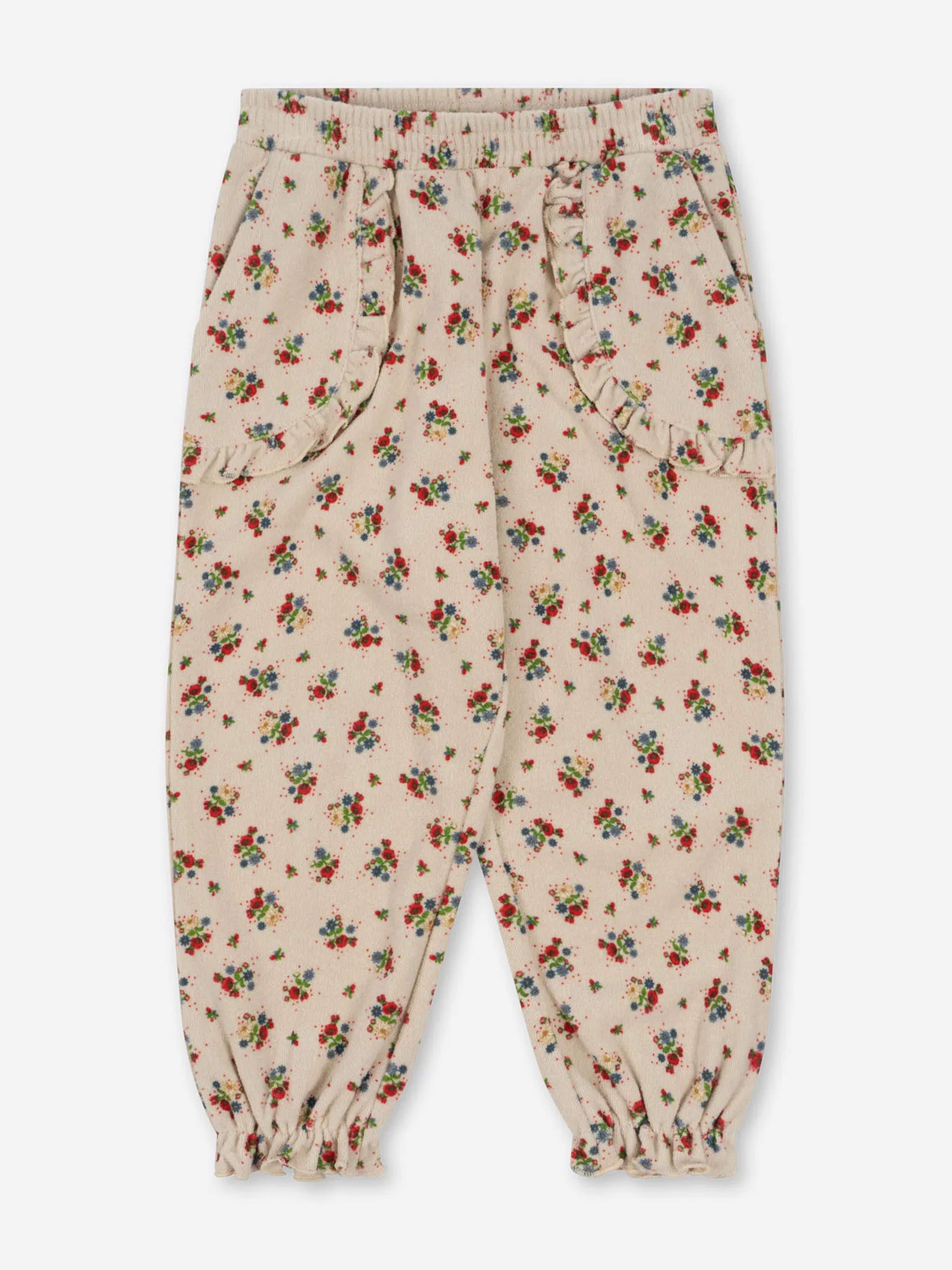 Konges Sløjd Girls Floral Itty Frill Joggers in Multicolour