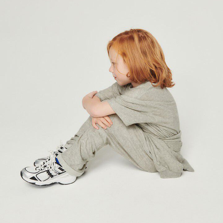 Boys & Girls Grey Cotton T-Shirt