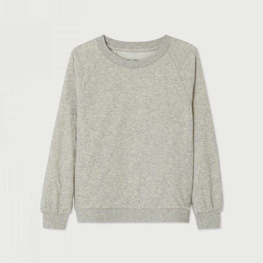 Boys & Girls Grey Cotton Sweatshirt