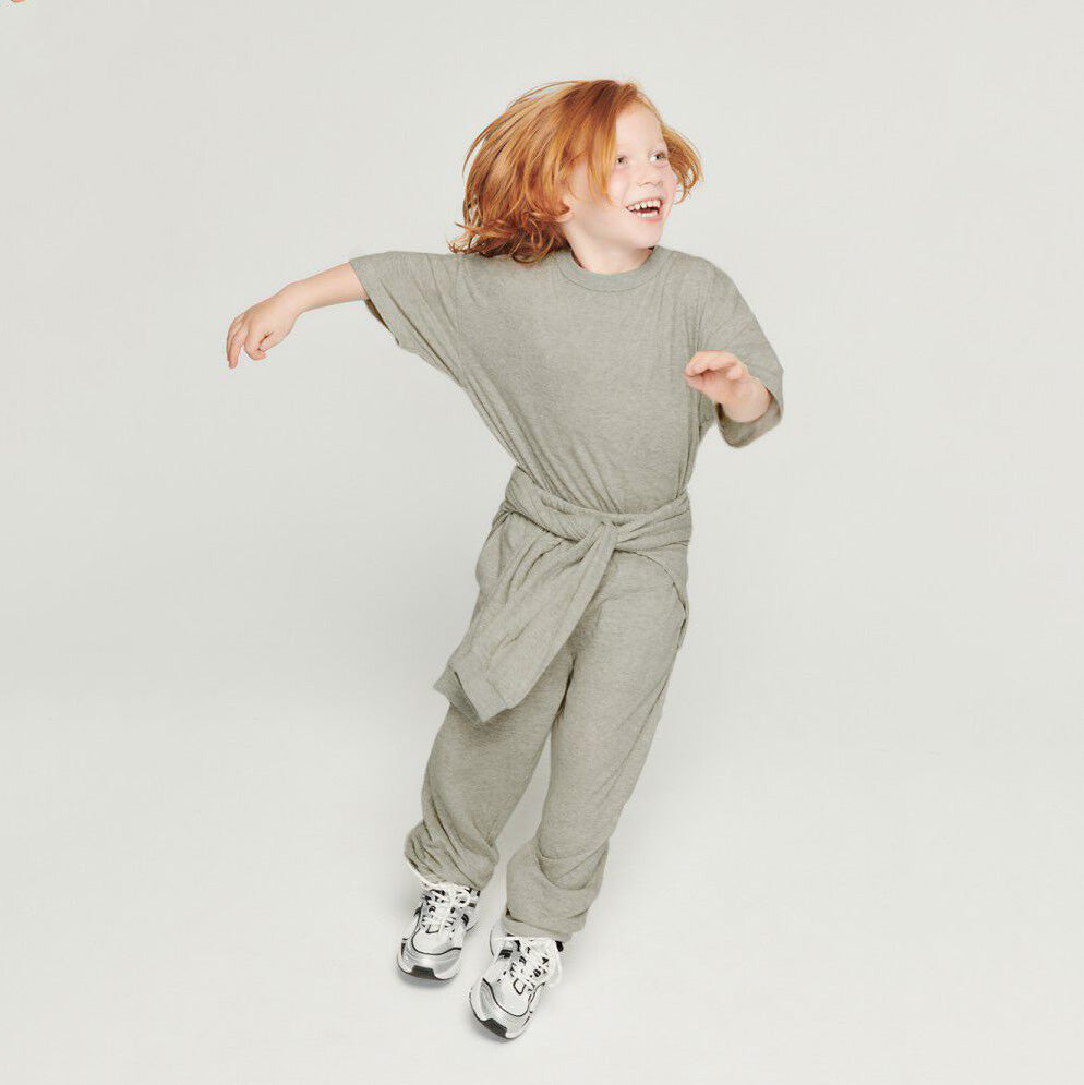 Boys & Girls Grey Cotton Trousers