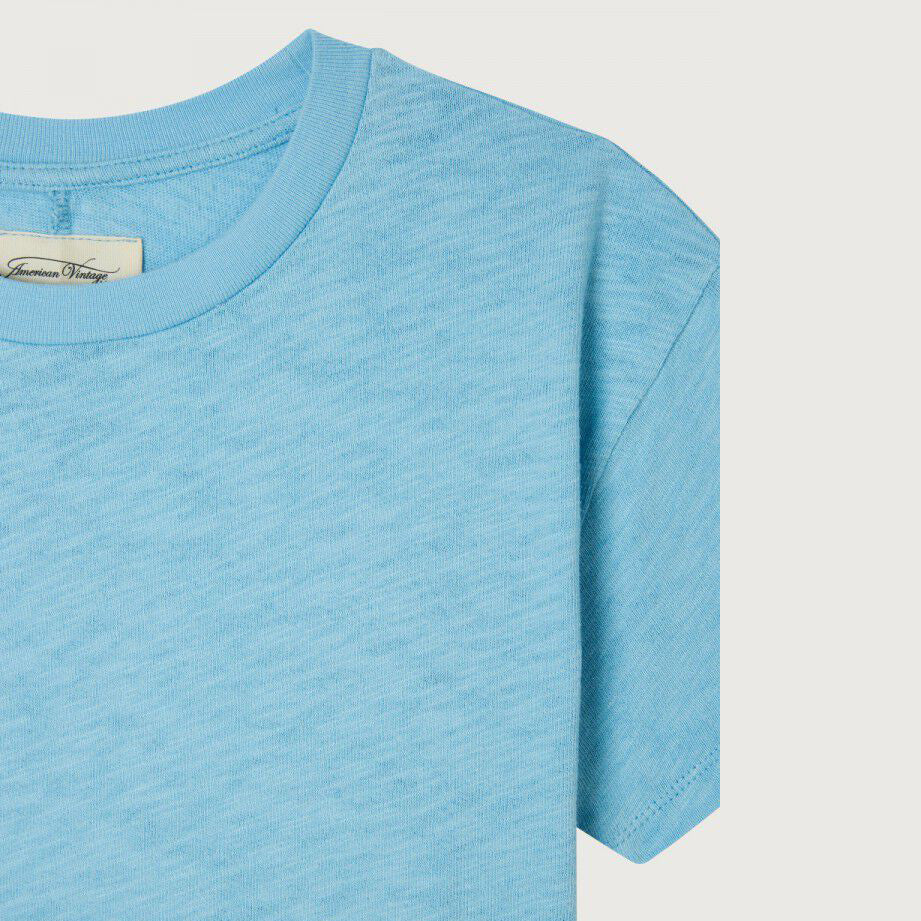Boys & Girls Blue Cotton T-Shirt