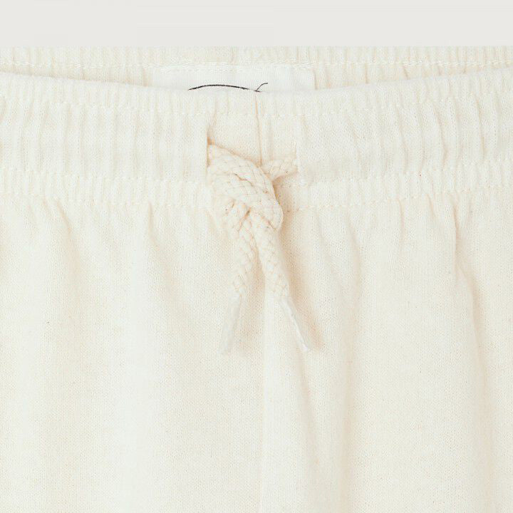 Boys & Girls White Cotton Trousers