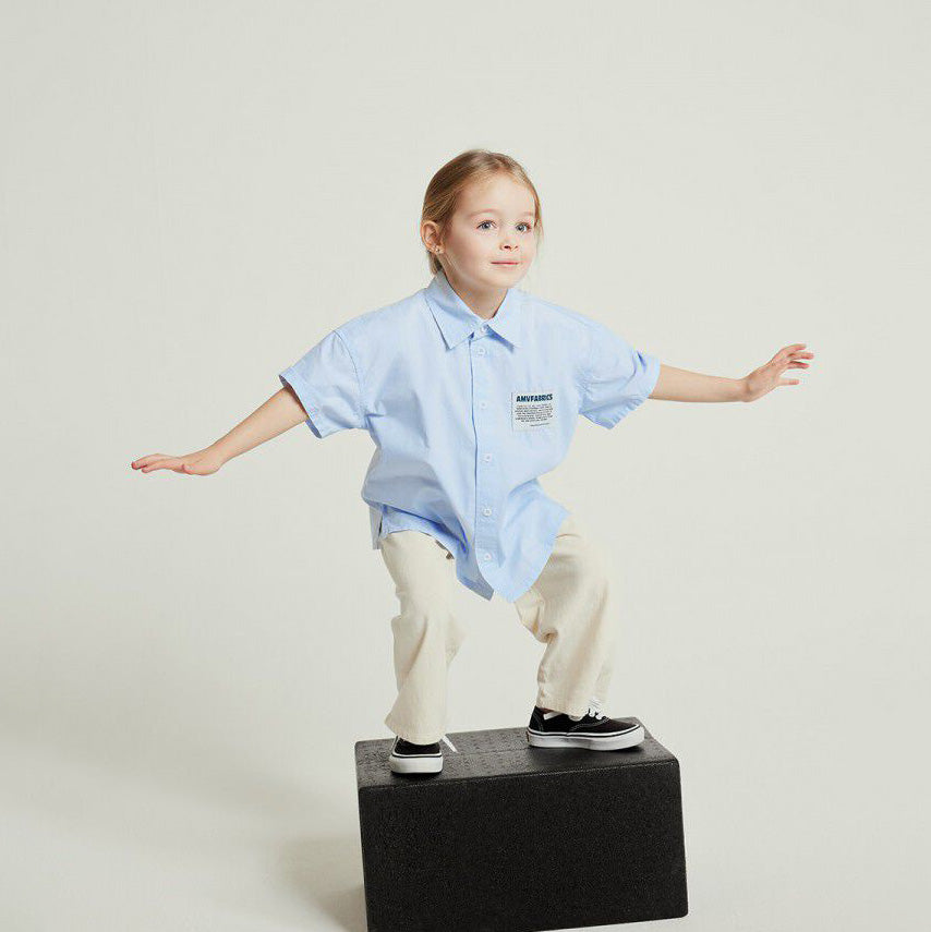 Boys & Girls White Cotton Trousers