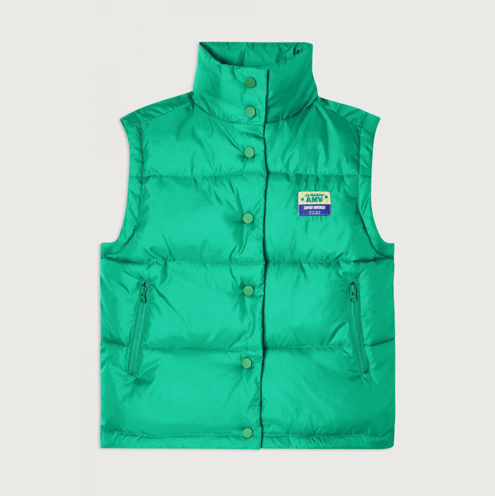 Boys & Girls Green Padded Gilet