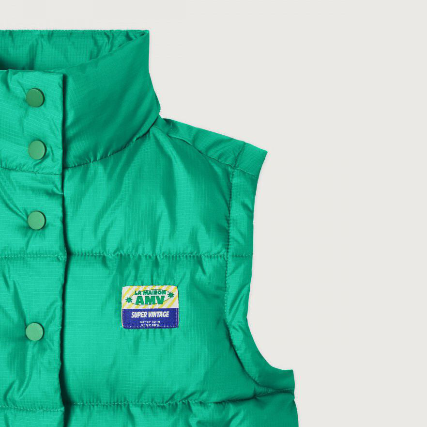 Boys & Girls Green Padded Gilet