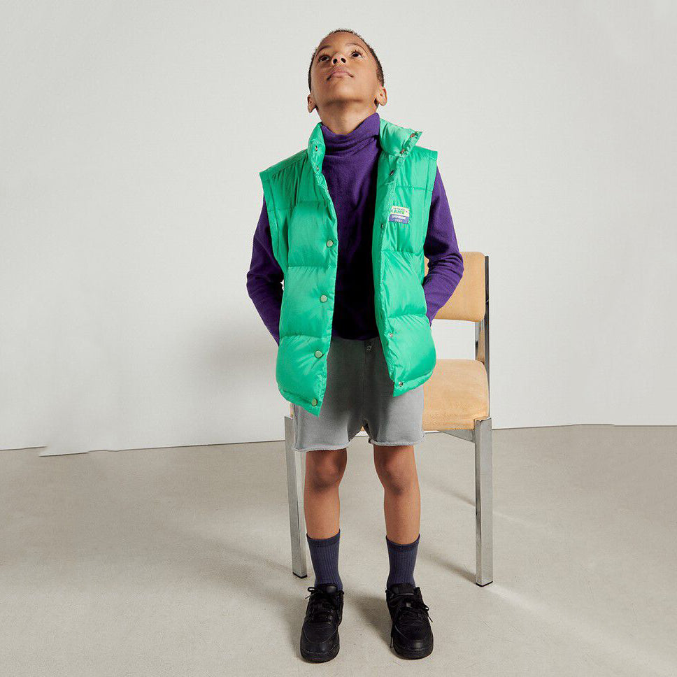 Boys & Girls Green Padded Gilet